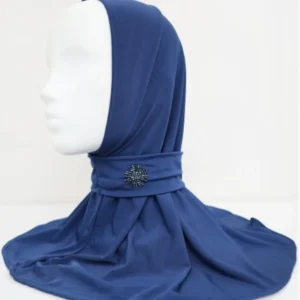 Cagoule Avec Perle | Bleu nuit
