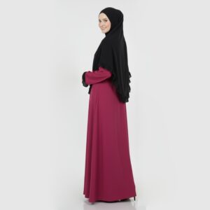 Abaya -khimar | ROSE MAUVE
