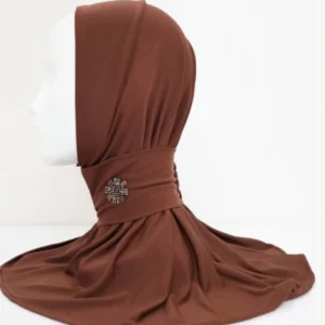 Cagoule Avec Perle | MARRON CHOCOLA