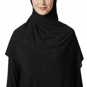 Hijab Avec Strasse | Noir