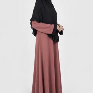 Abaya -khimar | Bois Rose