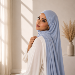 Jersey – Bamboo  Bleu Jean,clair