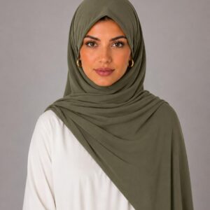 Jersey Liquide Soft – Verte kaki