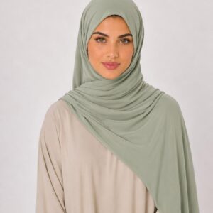 Jersey Liquide Soft – Verte Pastel