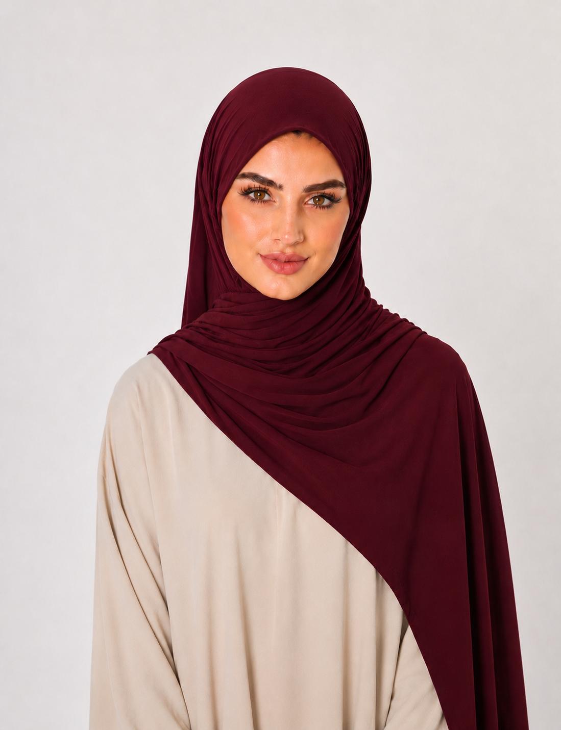 Jersey Liquide Soft - Bordeaux
