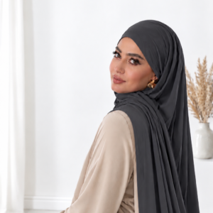 Jersey – Bambou  Gris Métal