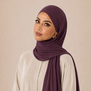 Jersey liquide Breeze – Aubergines