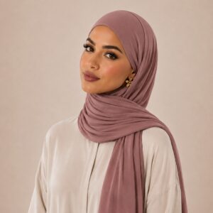 Jersey liquide Breeze –  Rose antique