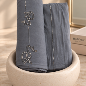 Jersey – bamboo  gris métal