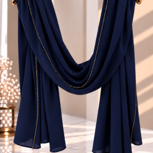 Jersey Premium avec strasse – Bleu Nuit
